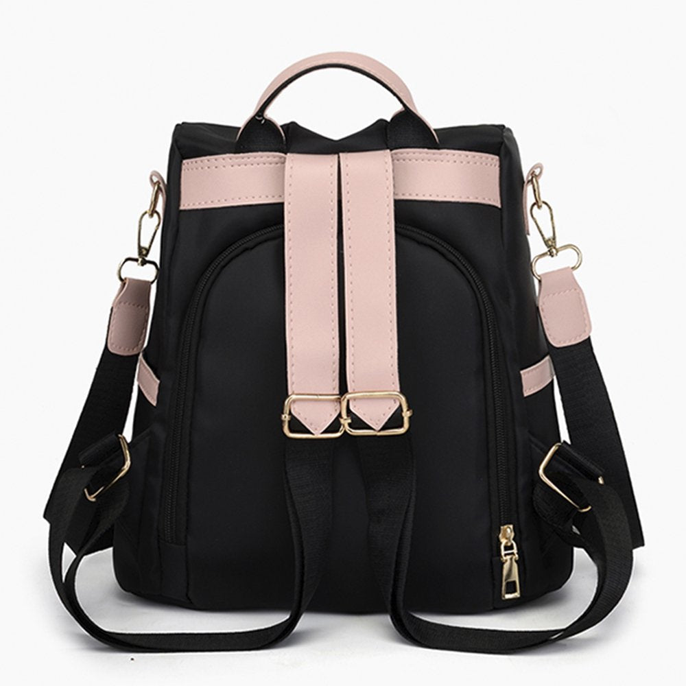 Willstar Backpack Women Casual Bag Backpack School Fashion School Anti-Theft Waterproof Nylon Multifunctional Large Capacity Shoulder Bag for Travel